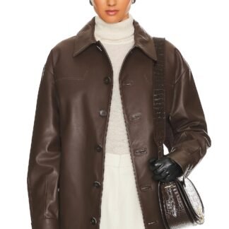 Leather Overshirt