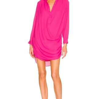Drape Button Front Mini