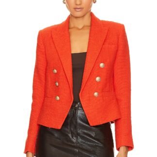 Brooke Double Breasted Crop Blazer
