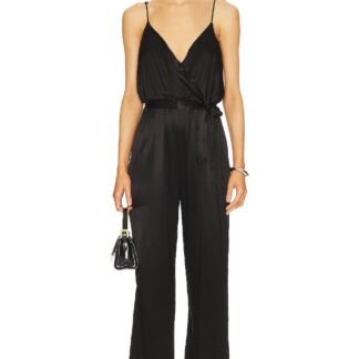 Fleur Belted Silky Jumpsuit