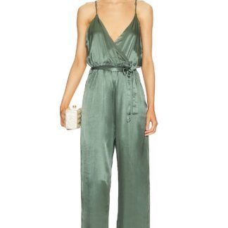 Fleur Belted Silky Jumpsuit