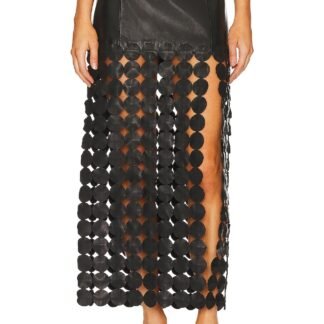 Kali Leather Maxi Skirt
