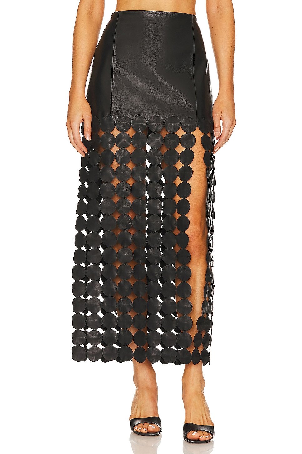 Kali Leather Maxi Skirt