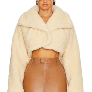 Peyton Cropped Sherpa Jacket