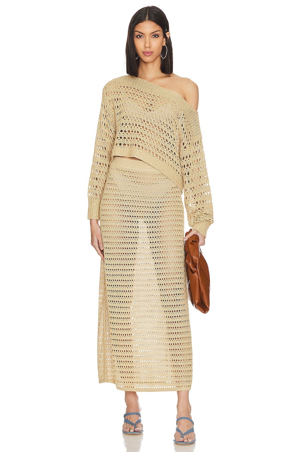 Jalisa Open Stitch Maxi Skirt - Image 4
