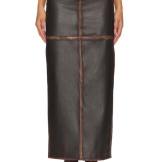 Bo Faux Leather Maxi Skirt
