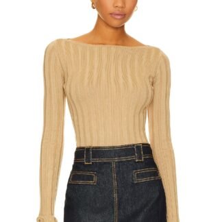 x Marianna Kayce Long Sleeve Rib Top