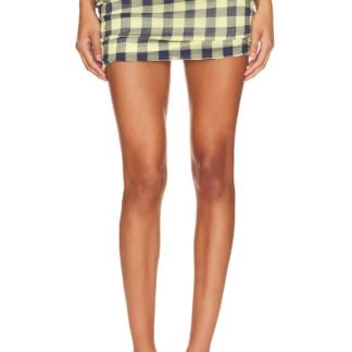 97 Check Mini Skirt