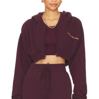 Lovers Uniform Cropped Zip Hoodie