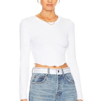 Arya Cropped Long Sleeve Top