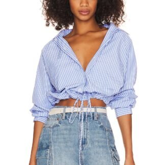 Alpine Drawstring Button Up