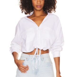 Alpine Drawstring Button Up