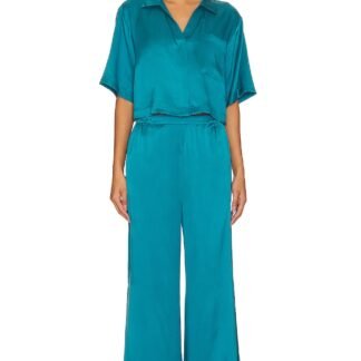 Washable Silk High Rise Pant Set