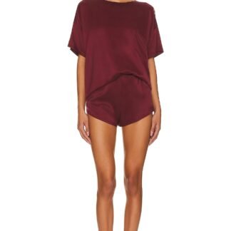 Washable Silk Tee Set