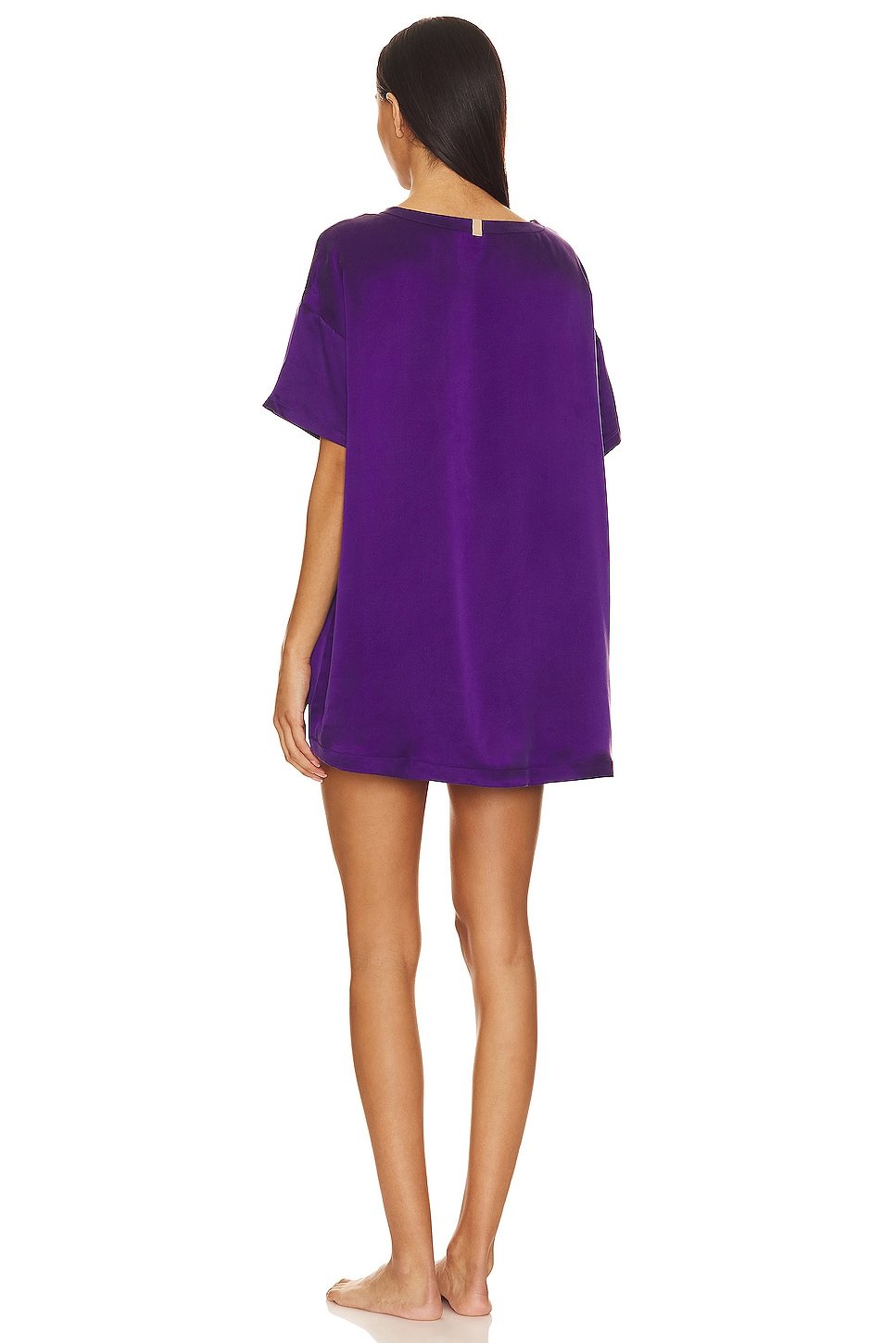 Silk Tee Pajama Set - Image 3