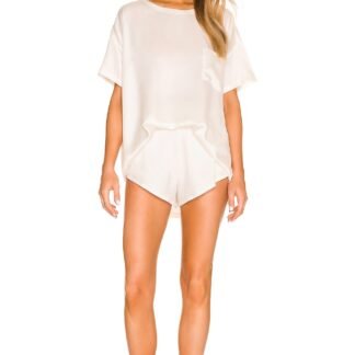 Washable Silk Tee Set