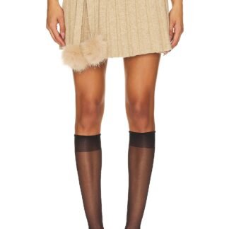 Nili Pleated Wrap Skirt