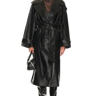 Barrett Faux Leather Coat
