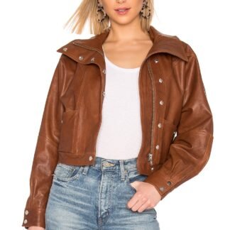 Oversized Leather Jacket