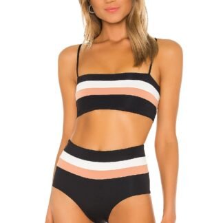 Rebel Stripe Bikini Top