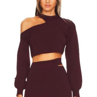 x REVOLVE Asym Cut Out Dolman Sweater