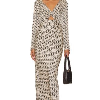 Cece Twist Midi Dress