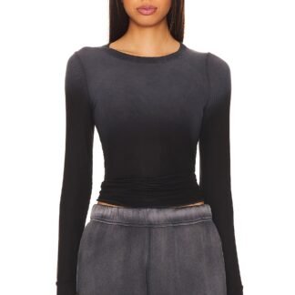 Alick Rib Ombre Long Sleeve