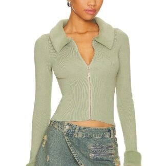 Natalie Knit Zip Cardigan
