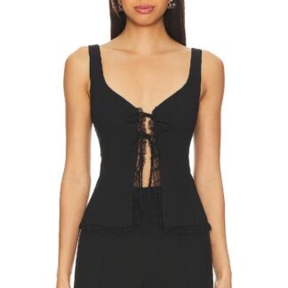 Cristal Tie Front Top