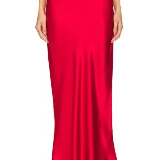 Gaia Bias Cut Maxi Skirt