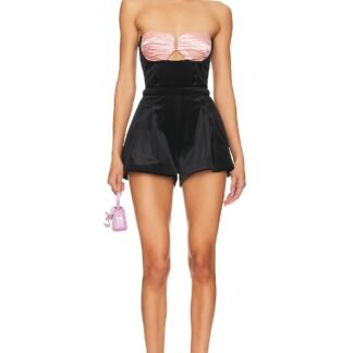 Amanda Velvet Romper