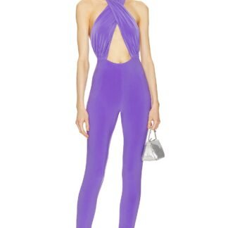 x REVOLVE Cross Halter Jumpsuit