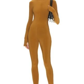 Slim Fit Turtle Catsuit With Footsie
