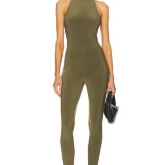 Halter Turtle Catsuit With Footsie