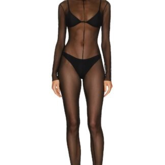 Crotchless Long Sleeve Turtle Catsuit