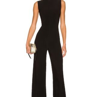 Sleeveless X Straight Leg Jumpsuit