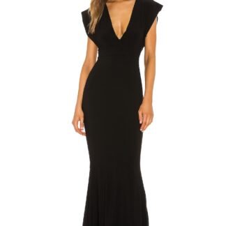 X REVOLVE V Neck Rectangle Gown