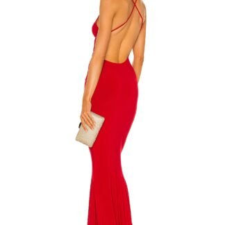 X REVOLVE Low Back Slip Mermaid Fishtail Gown