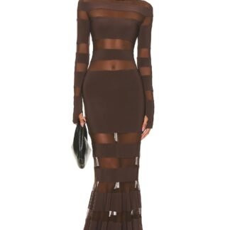 Spliced Dress Fishtail Gown