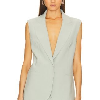 Sleeveless Single Breasted Jacket