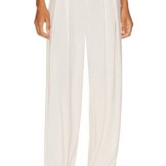 Tapered Pleated Trouser