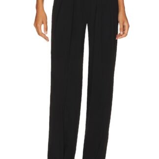 Tapered Pleated Trouser