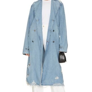 Denim Trench Coat