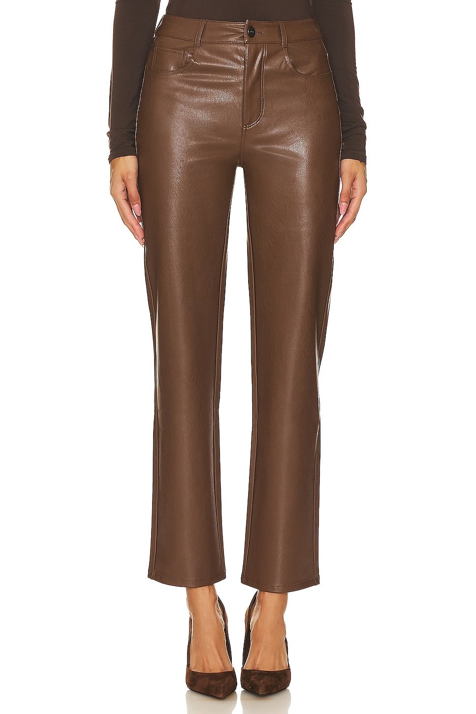 Stella Faux Leather Straight
