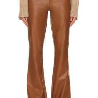 Faux Leather High Rise Laurel Canyon Flare