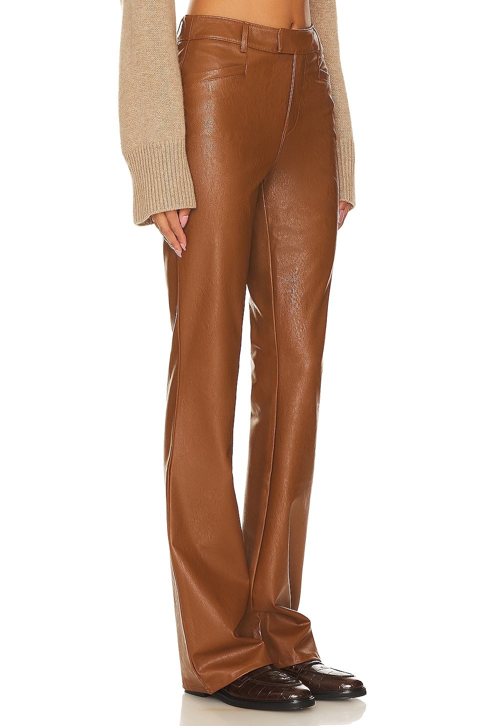 Faux Leather High Rise Laurel Canyon Flare - Image 2