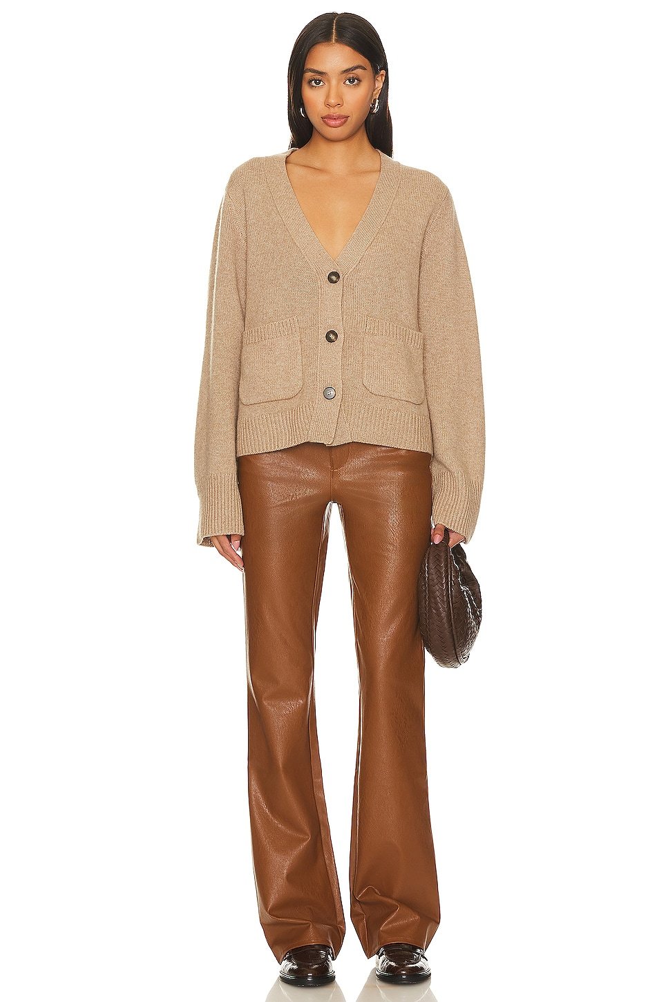 Faux Leather High Rise Laurel Canyon Flare - Image 4