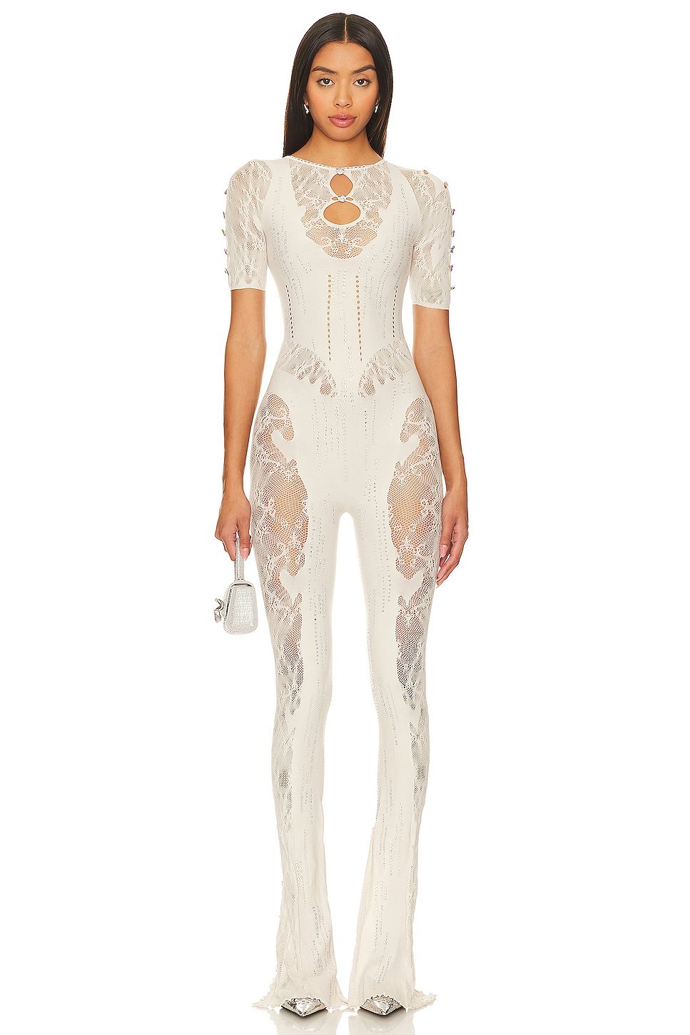 Delphine Jumpsuit Shapewear Short Sleeve Jumpsuit