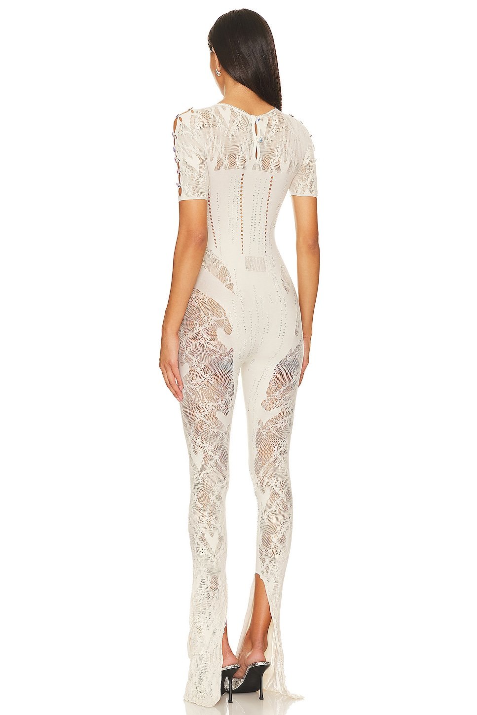 Delphine Jumpsuit Shapewear Short Sleeve Jumpsuit - Image 3