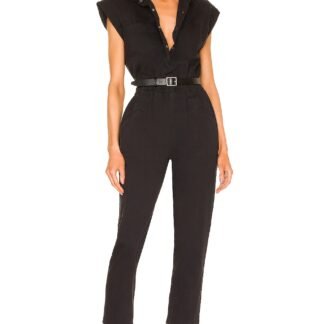 Rosie Shoulder Pad Jumpsuit